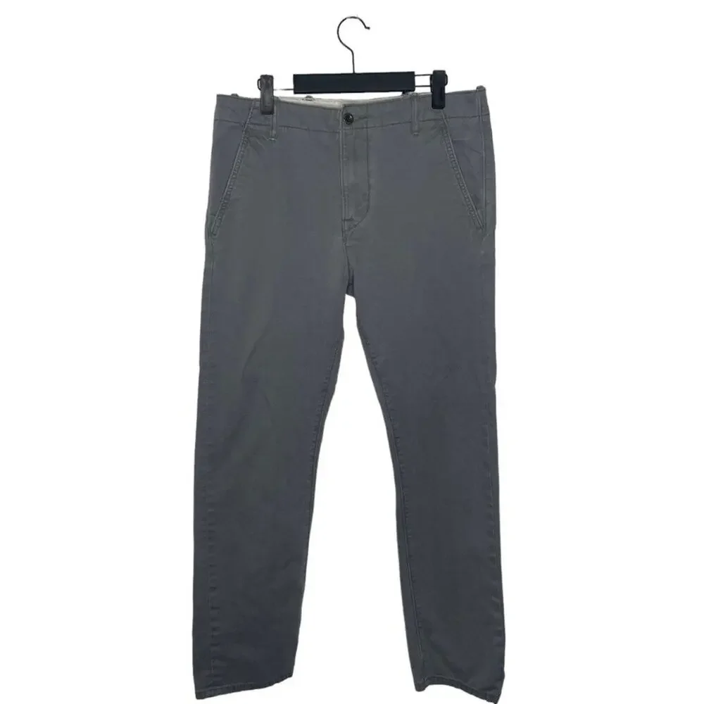 Levi's Mens Pants Size 32 Light Gray Skinny Leg Casual Wear Classic Pockets